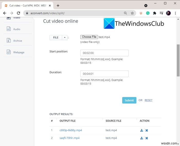 Cách tách video thành nhiều phần trong Windows 11/10