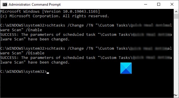 Cách bật/tắt Scheduled Task (Nhiệm vụ đã lên lịch) trên Windows 11/10