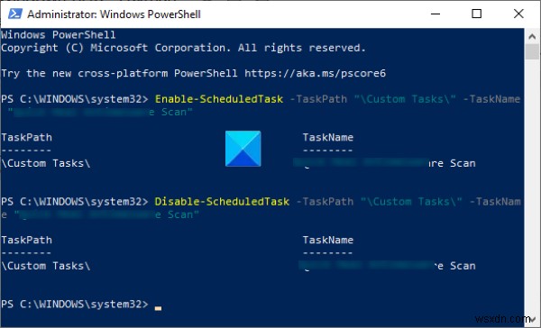 Cách bật/tắt Scheduled Task (Nhiệm vụ đã lên lịch) trên Windows 11/10