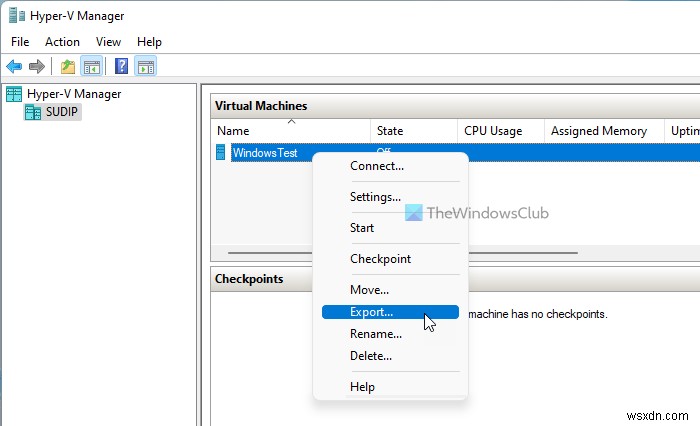 Khắc phục lỗi  Hyper-V did not find virtual machines to import from location 