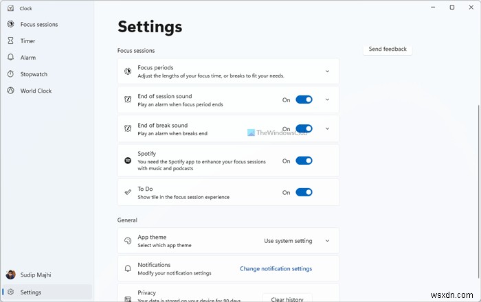 Cách bật và sử dụng Focus Sessions (Phiên tập trung) trên Windows 11