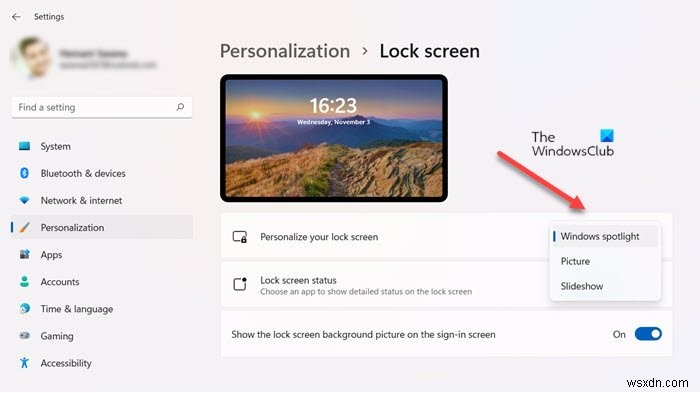 Cách bật tính năng Windows Spotlight trên Windows 11/10