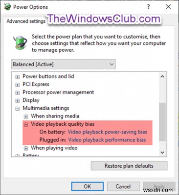 Cải thiện tuổi pin khi xem phim/video trên Windows 11/10