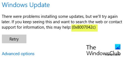 Khắc phục lỗi 0x8007042c cho Windows Update hoặc Firewall