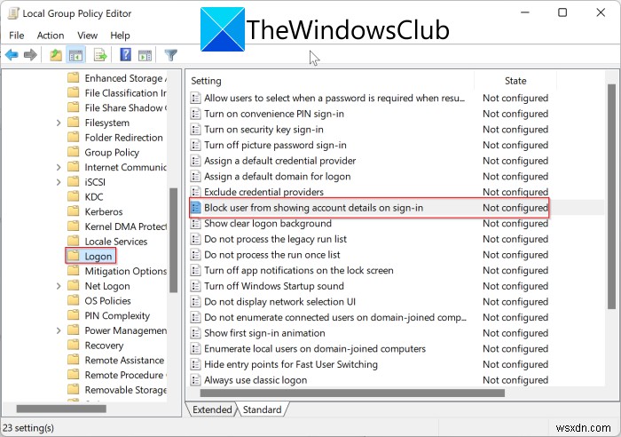Cách xóa địa chỉ email khỏi màn hình đăng nhập Windows 11/10