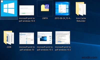 Cách thay đổi kích thước và chế độ xem biểu tượng màn hìnhDesktop Windows 11/10