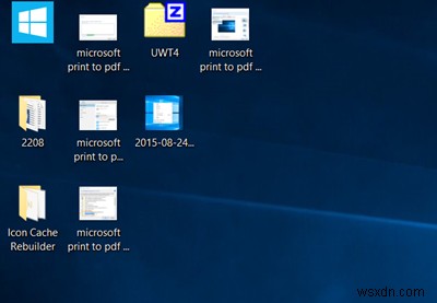 Cách thay đổi kích thước và chế độ xem biểu tượng màn hìnhDesktop Windows 11/10