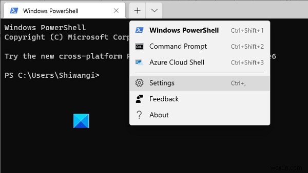 Cách thay đổi chiều cao và chiều rộng mặc định cửa sổ Windows Terminal
