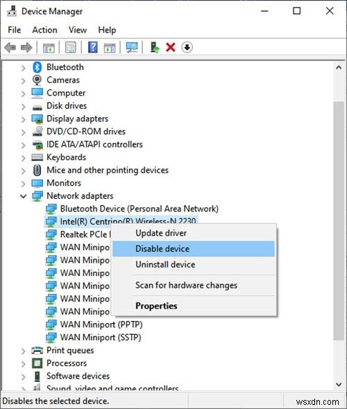 Khắc phục dấu X đỏ trên biểu tượng Wi-Fi hoặc Mạng trong Windows 11/10