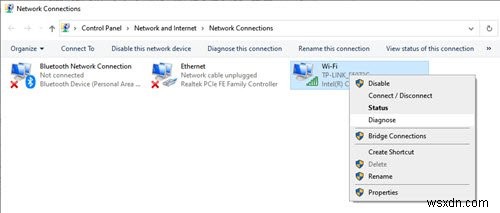 Khắc phục dấu X đỏ trên biểu tượng Wi-Fi hoặc Mạng trong Windows 11/10