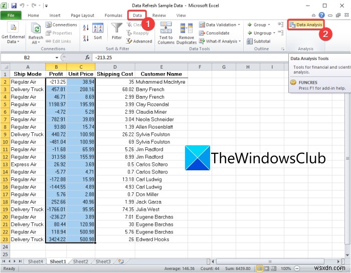 Cách thực hiện Phân tích hồi quy (Regression Analysis) trong Windows 11/10