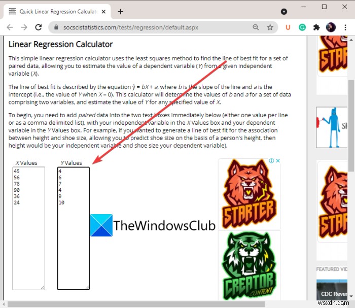 Cách thực hiện Phân tích hồi quy (Regression Analysis) trong Windows 11/10