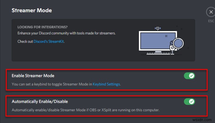 Hướng dẫn thiết lập Discord Streamer Mode (Chế độ Streamer)