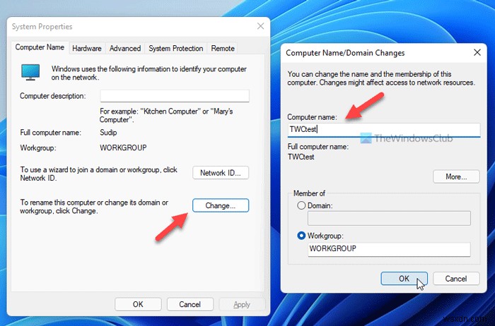 Cách đổi tên máy tính (PC) trên Windows 11