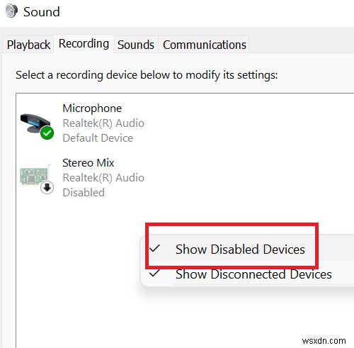 Khắc phục lỗi Microphone không được cắm (Not plugged in) trên Windows 11/10