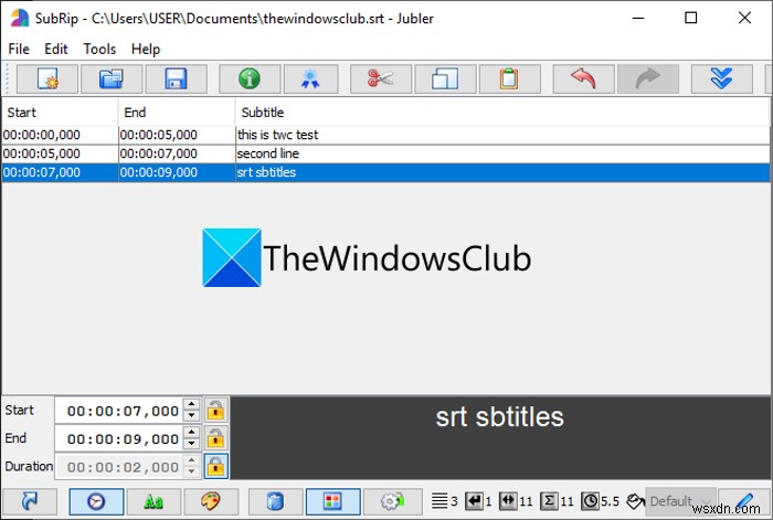 Cách tạo phụ đề SRT trong Windows 11/10