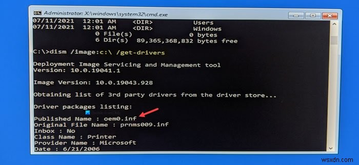 Cách gỡ driver bằng Command Prompt trong Windows 11/10