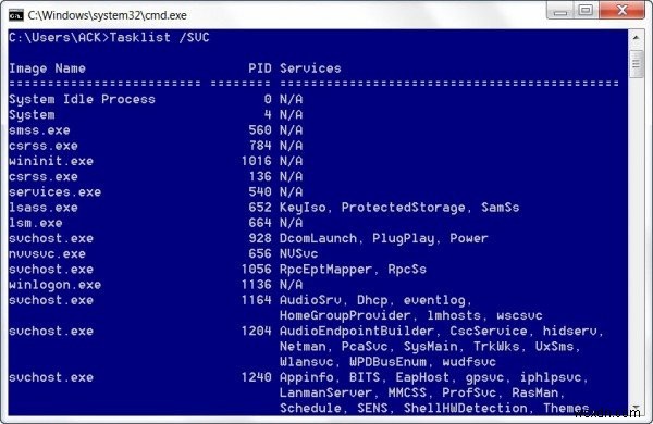 svchost.exe là gì trong Windows? Nhiều instance, CPU/Disk cao giải thích