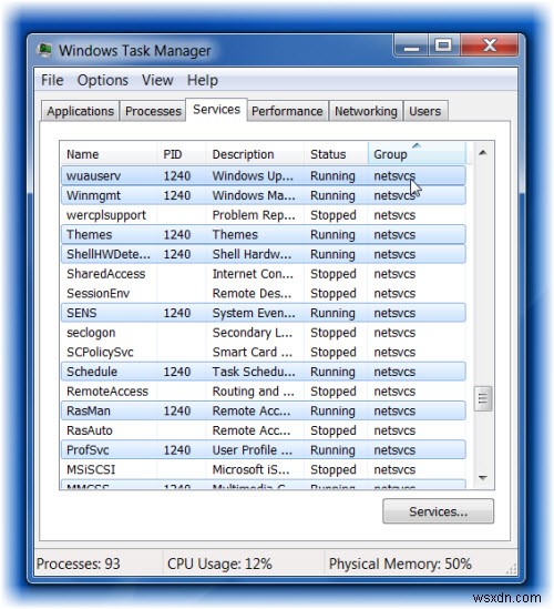 svchost.exe là gì trong Windows? Nhiều instance, CPU/Disk cao giải thích
