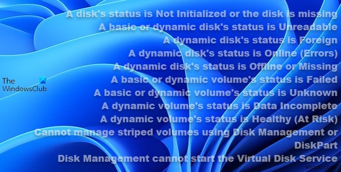 Khắc phục lỗi Quản lý đĩa (Disk Management) trên Windows 11/10