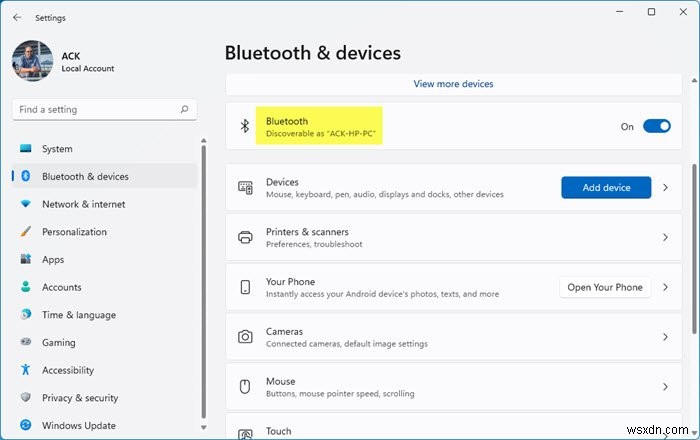 Cách kiểm tra máy tính Windows có Bluetooth tích hợp không