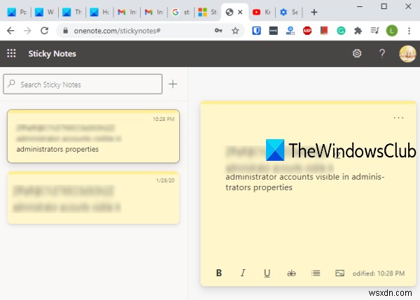 Sticky Notes bị treo ở màn hình  Loading Sticky Notes  (Đang tải Sticky Notes)