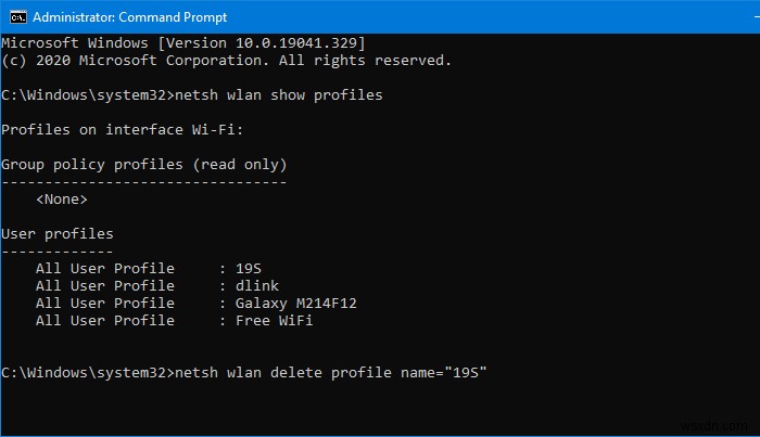 Bốn cách xóa hồ sơ mạng WiFi khỏi Windows 11/10