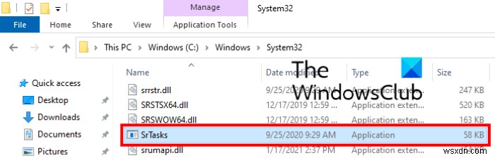 Khắc phục SrTasks.exe (Nhiệm vụ nền Bảo vệ hệ thống) sử dụng ổ đĩa cao trong Windows 11/10