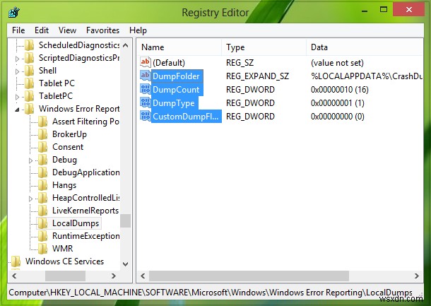 Bật hoặc tắt Dịch vụ Báo cáo lỗi Windows (WER) trên Windows 11/10