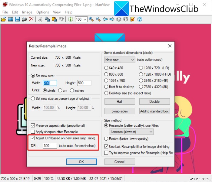 Cách kiểm tra và thay đổi DPI hình ảnh trong Windows 11/10
