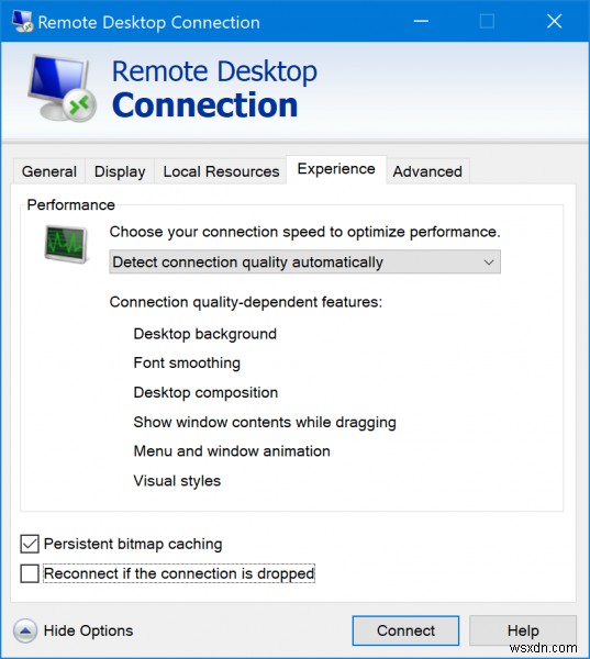Lỗi An internal error has occurred khi kết nối Remote Desktop