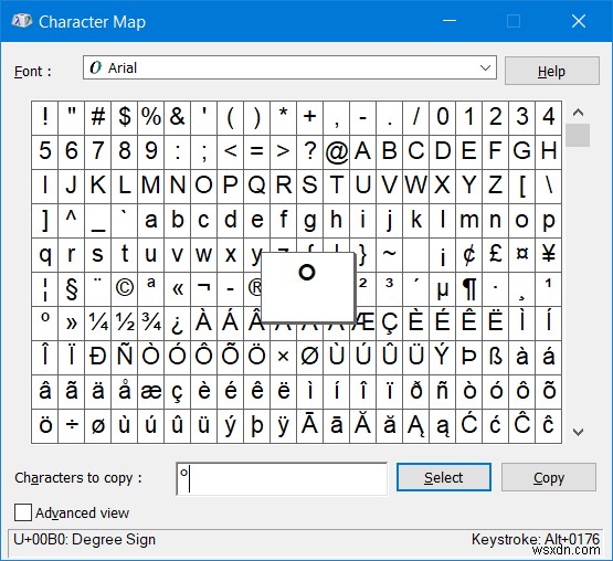 Cách chèn ký hiệu độ (°) trên Windows 11/10