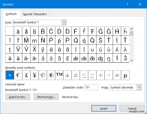 Cách chèn ký hiệu độ (°) trên Windows 11/10