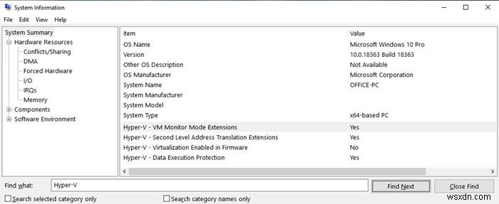 Khắc phục lỗi Windows Sandbox cannot be installed, Virtualization support is disabled in the firmware
