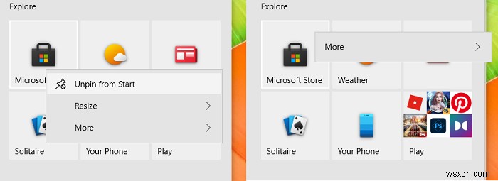 Cách khóa bố cục Menu Start trong Windows 10/11