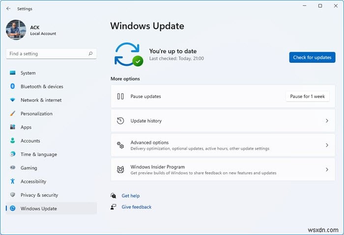 Cách xem lịch sử Windows Update trong Windows 11/10
