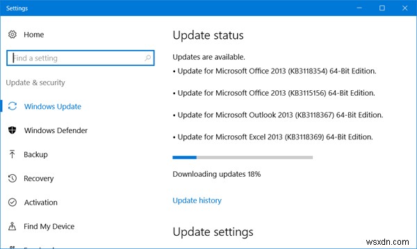 Cách xem lịch sử Windows Update trong Windows 11/10