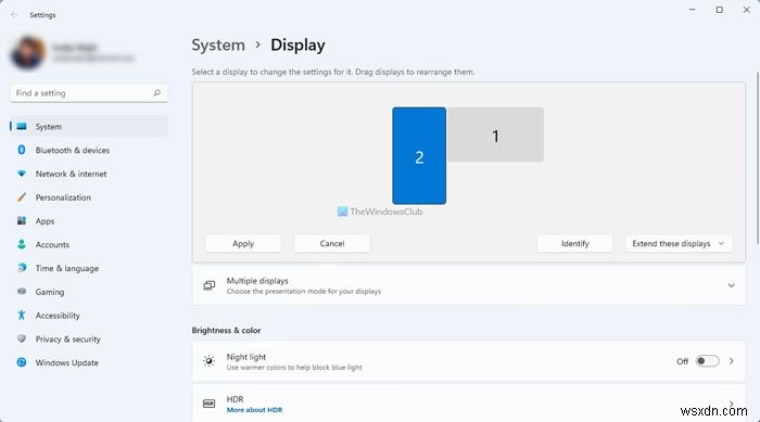 Cách thiết lập Dual Monitors (Hai màn hình) trên Windows 11/10