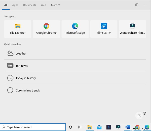 Cách xóa hoặc tắt lịch sử tìm kiếm hộp Tìm kiếm Thanh tác vụ Windows 10