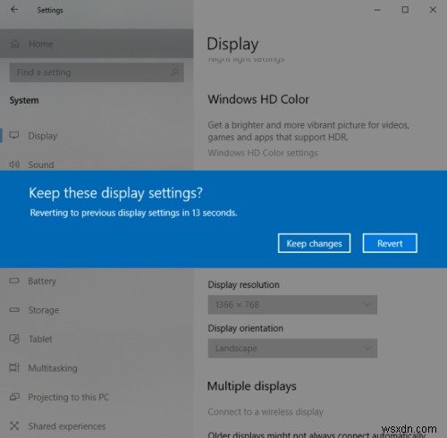 Cách thay đổi Độ phân giải màn hình trên Windows 11/10