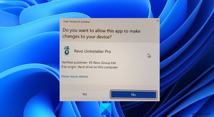 Thay đổi, Bật, Tắt cài đặt User Account Control (UAC) trên Windows 11/10
