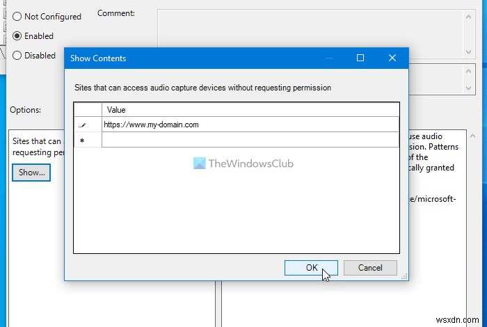 Cách bật/tắt quyền Audio, Video, và Screen Capture (Quay màn hình) trong Edge