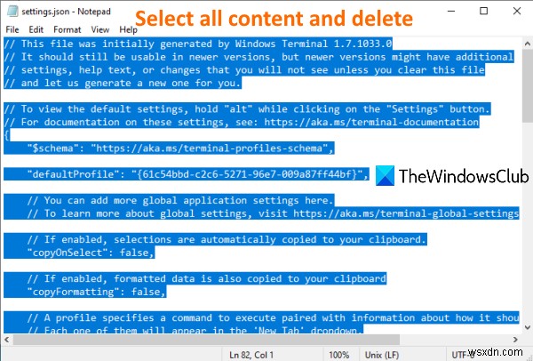 Cách đặt lại cài đặt Windows Terminal về mặc định trong Windows 11/10