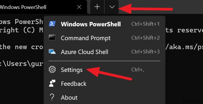 Cách thay đổi Default Color Scheme (chủ đề màu mặc định) trong Windows Terminal