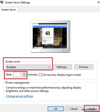 Khắc phục màn hình bảo vệ không hoạt động trên Windows 11/10