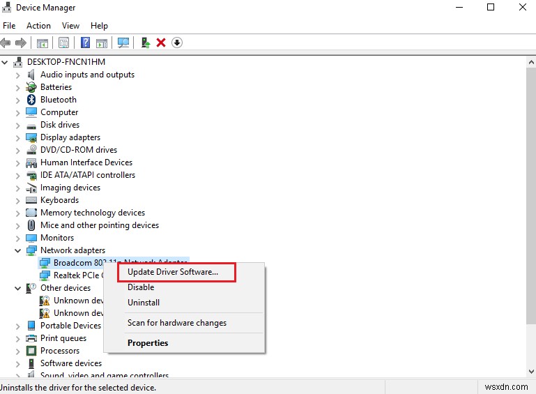 Cách khắc phục lỗi Mạng không xác định (Unidentified Network) trên Windows 11/10