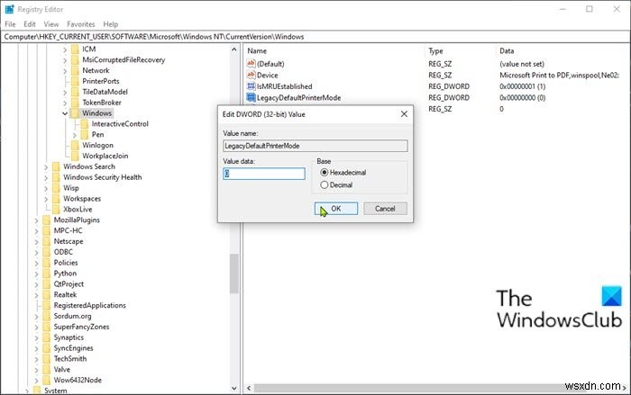 Mục Set as default printer bị thiếu trong menu ngữ cảnh Windows 10