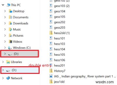 Xóa mục ổ đĩa trùng lặp trong File Explorer Windows 11/10 (Registry)