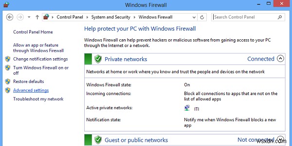 Cách chặn hoặc mở cổng trong Windows Firewall