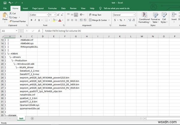 Cách tạo Folder Tree (Cây thư mục) trong Windows 11/10?